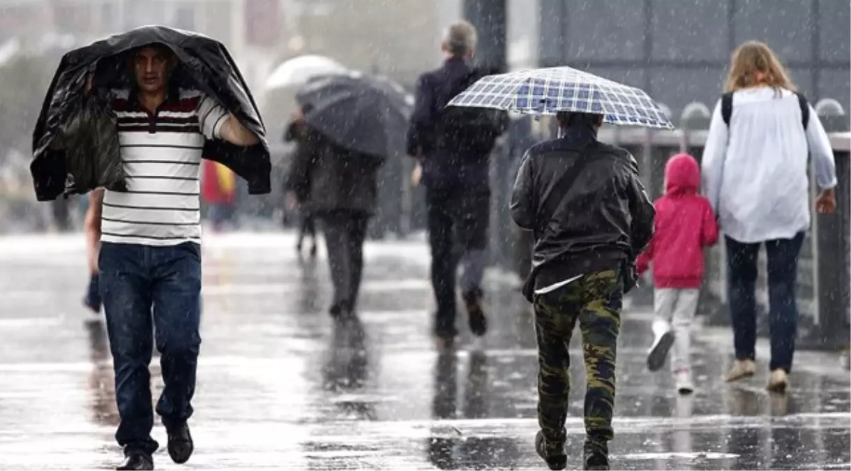 Meteoroloji Saat Verdi; İstanbul Yine Yağmura Teslim Olacak