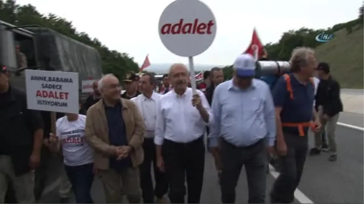 CHP\'nin \'Adalet Yürüyüşü\' 4. Gününde Devam Ediyor