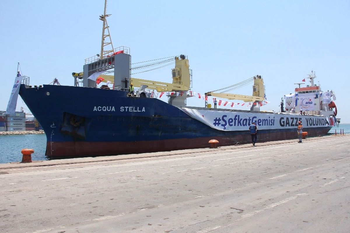 Gazzeli Çocukların Bayram Hediyesi Mersin Limanı\'ndan Yola Çıktı