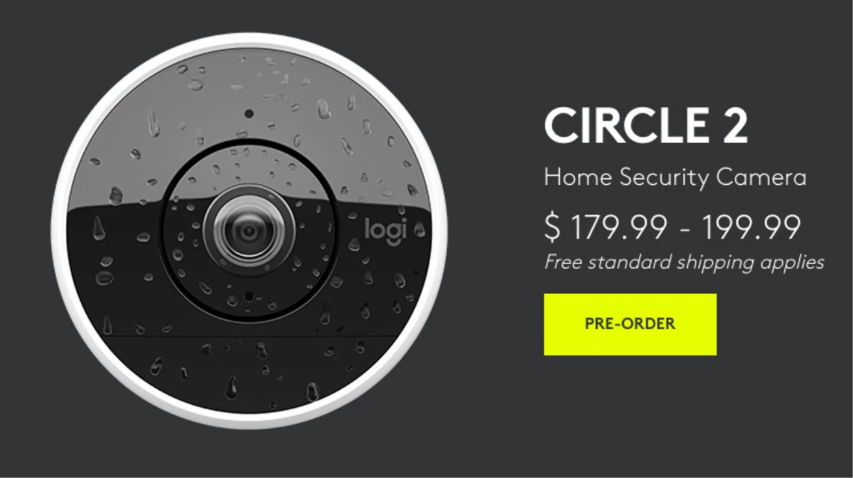 Logitech Circle 2, Yeni Kablosuz Ev Güvenlik Kamerası