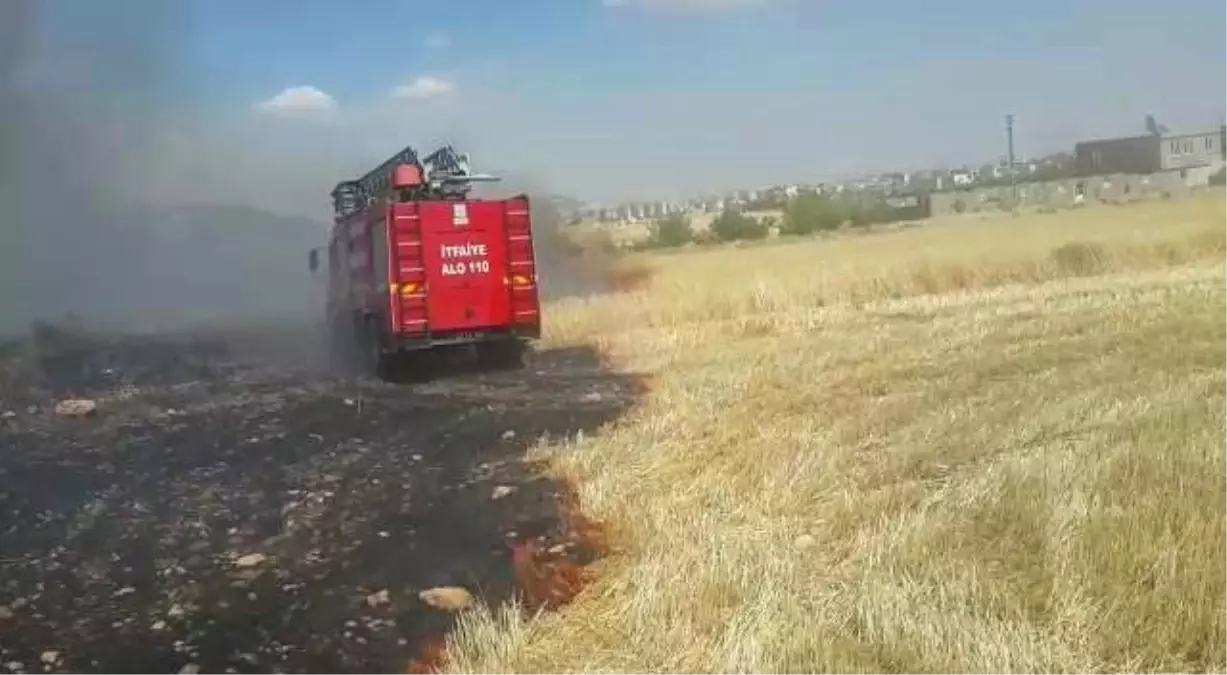 Adıyaman\'da Buğday Yangını