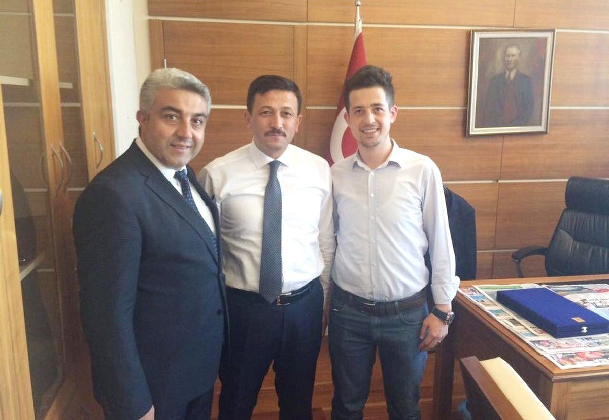 Başkan Fatih Çalışkan\'dan Milletvekili Hamza Dağ\'a Tebrik Ziyareti