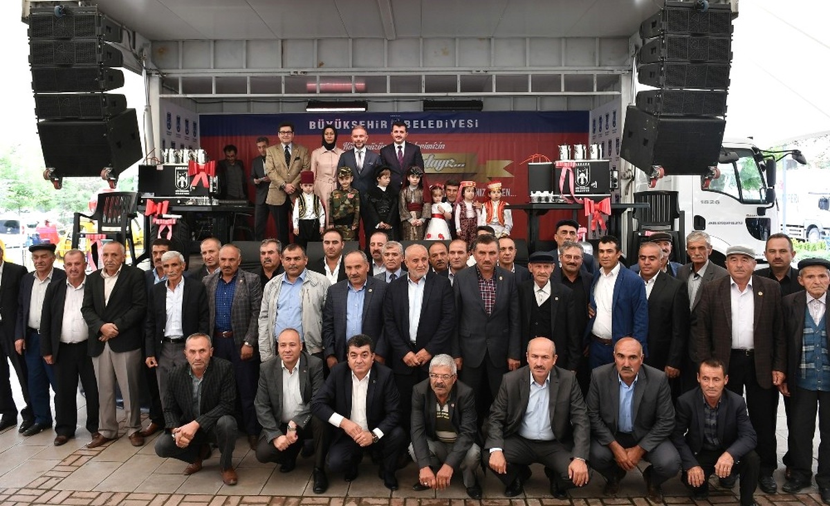 Büyükşehir\'den Köylere Malzeme Desteği