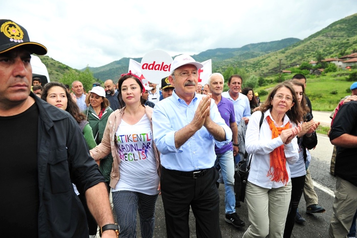 CHP\'nin "Adalet Yürüyüşü"Nün 5. Günü Tamamlandı