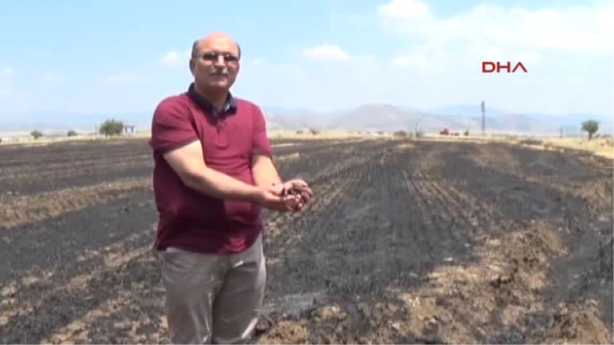 Gaziantep Islahiye\'de 80 Dönüm Ekili Buğday Yandı