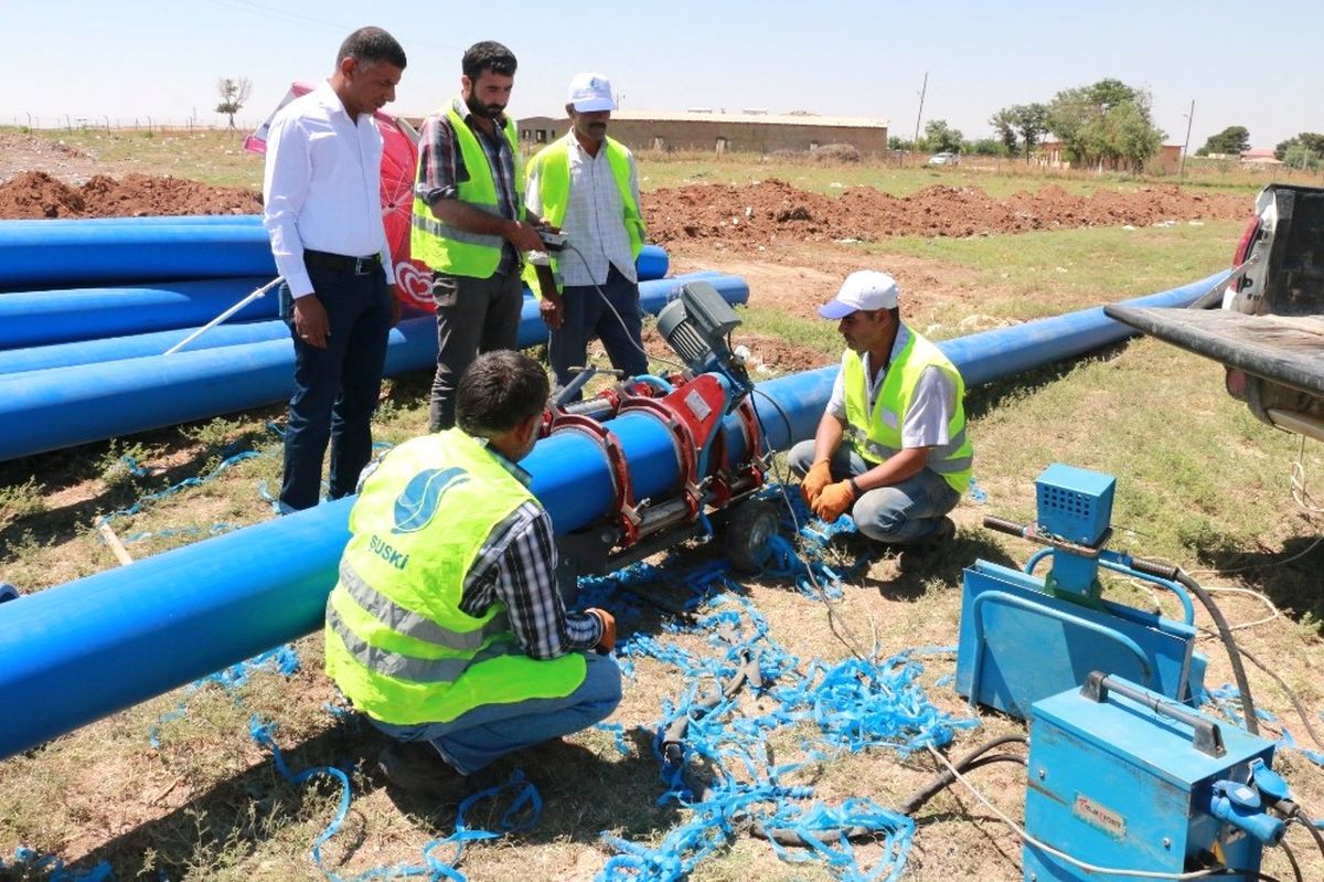 Harran\'da Alt Yapı Çalışmaları Devam Ediyor