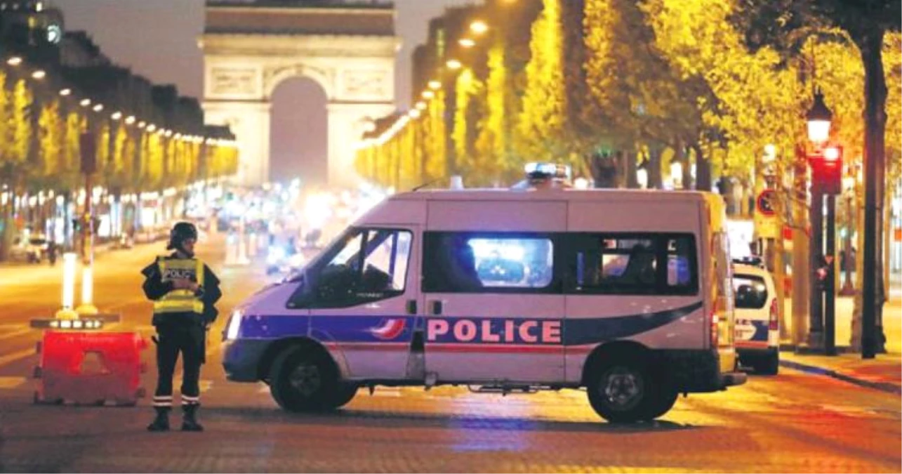 Paris Şanzelize\'de Polis Operasyonu (4)