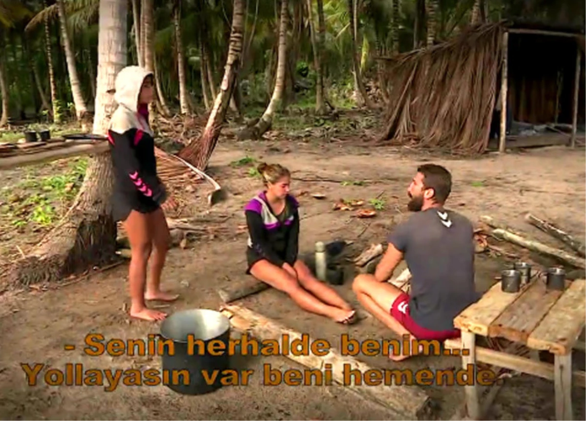 Survivor\'da Adem ve Sabriye\'nin Arasına Berna Girdi