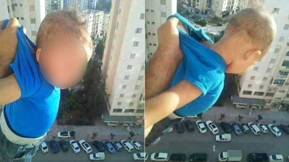 Cezayir\'de Beğeni İçin Bebeğini Camdan Sallandıran Babaya 2 Yıl Hapis