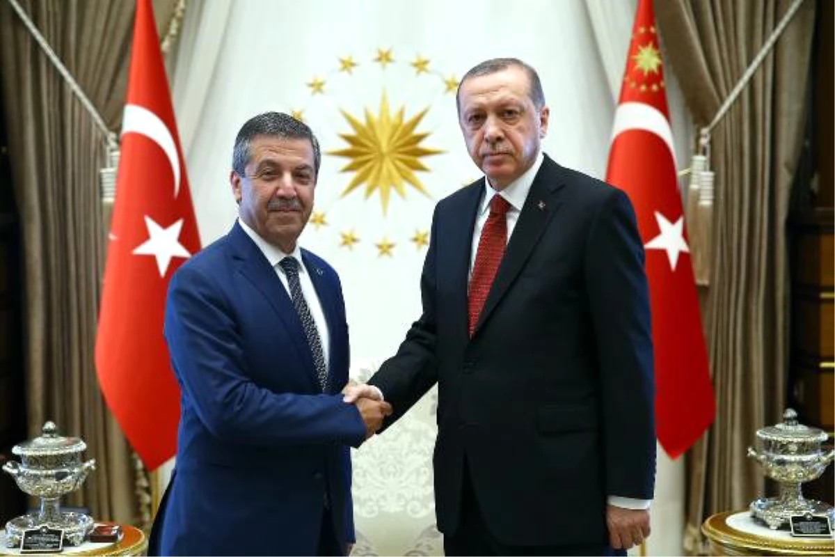 Cumhurbaşkanı Erdoğan, KKTC Dışişleri Bakanı Ertuğruloğlu\'nu Kabul Etti