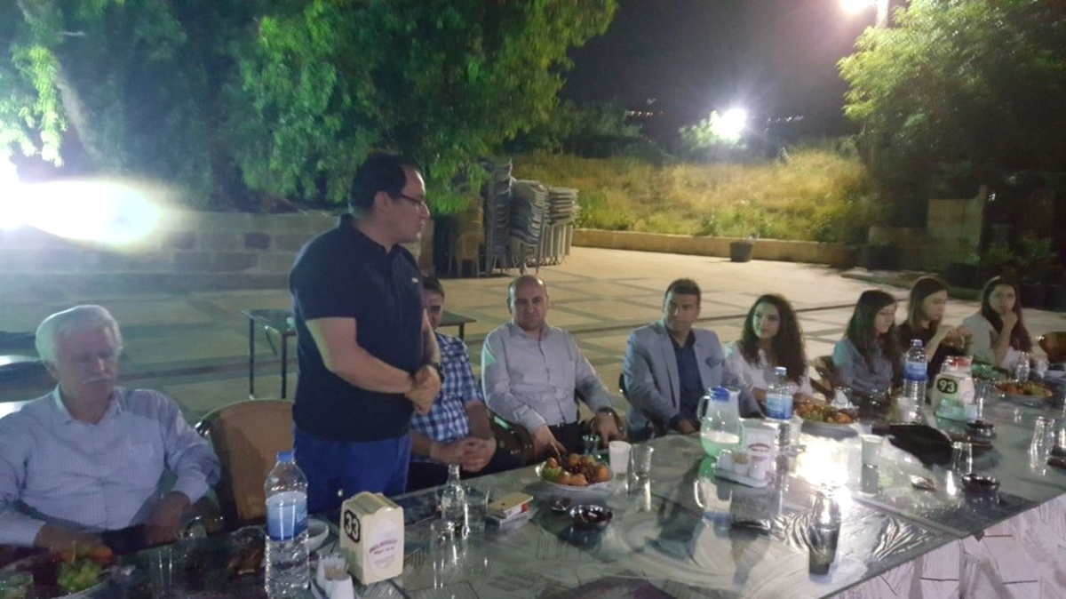 Jandarma Komutanı ile Cumhuriyet Savcısına Veda Yemeği