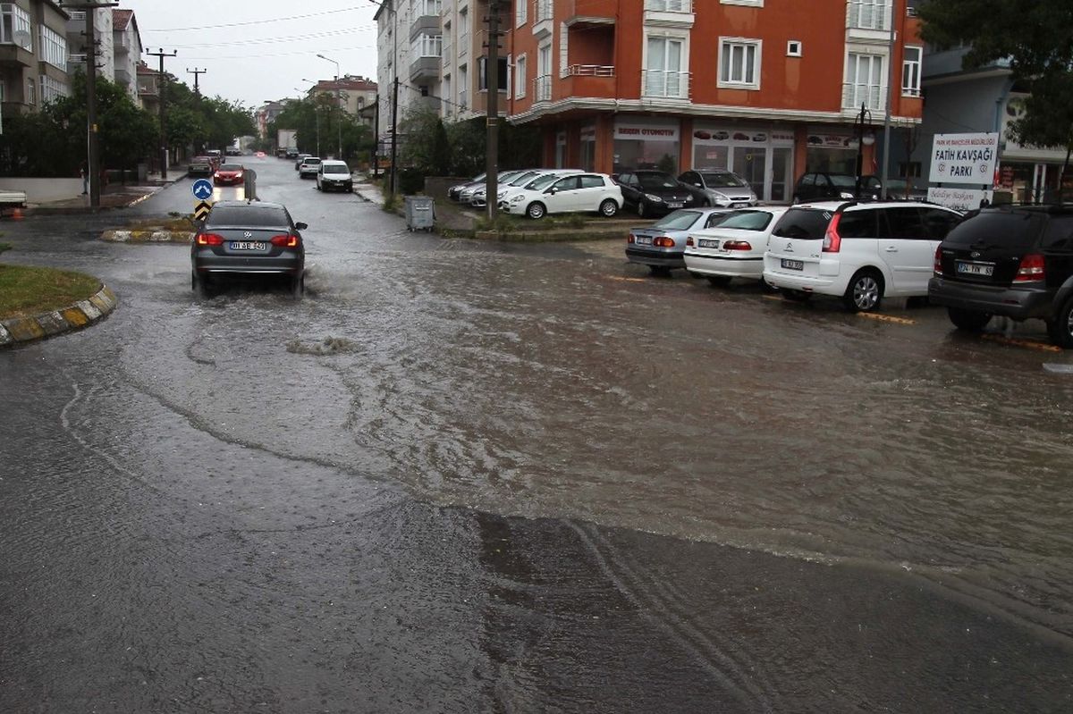Kastamonu\'da Sağanak Etkili Oldu