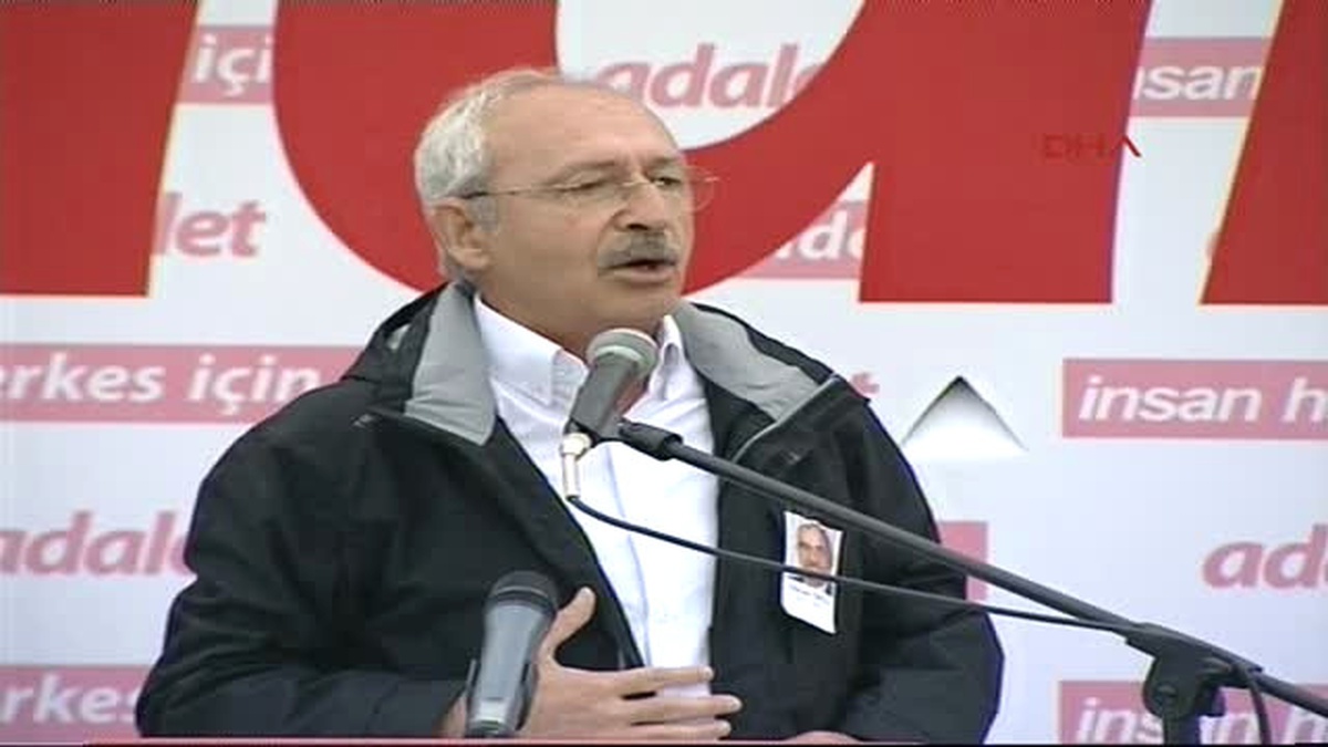Kılıçdaroğlu: \'Adalet Yürüyerek Gelmez\' Diyenler Var Adalet Tepkisiz Kalarak, Güçlüye Boyun Eğerek...
