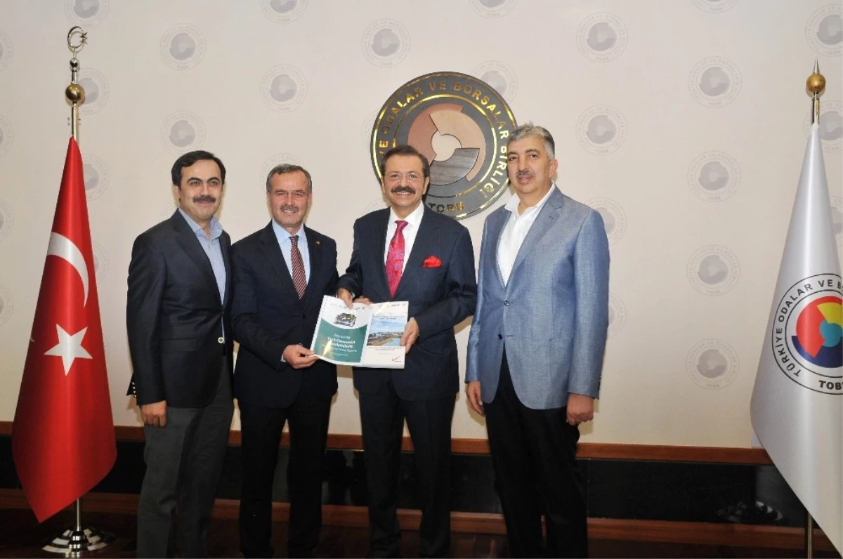 Konya\'nın Yerli Otomobil Raporu TOBB Başkanı Hisarcıklıoğlu\'na İletildi