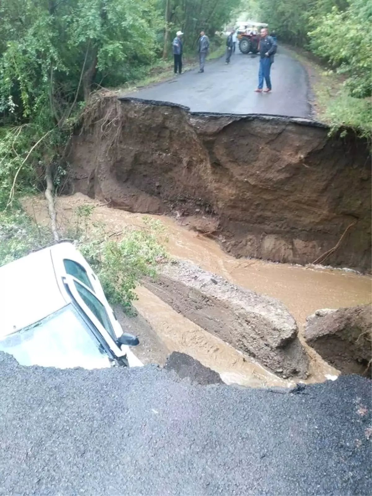 Köprü Çöktü, Otomobil Irmağa Uçtu