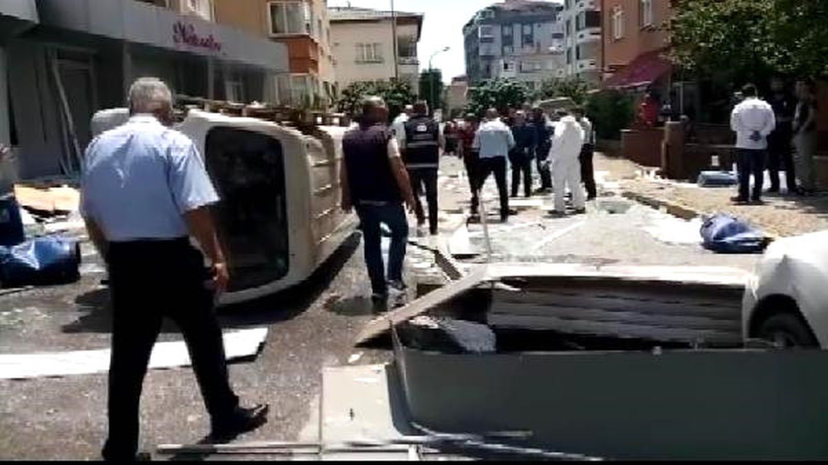 Maltepe\'de Bir İşyerinde Patlama (1)