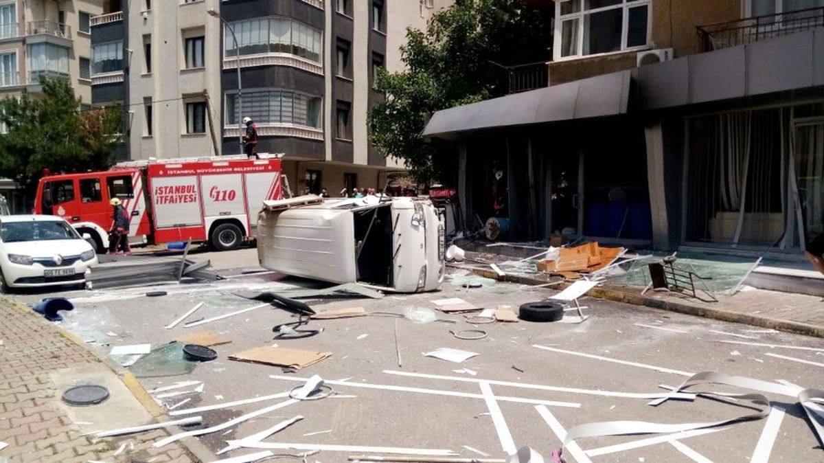 Maltepe\'de İş Yerinde Patlama: 1 Yaralı