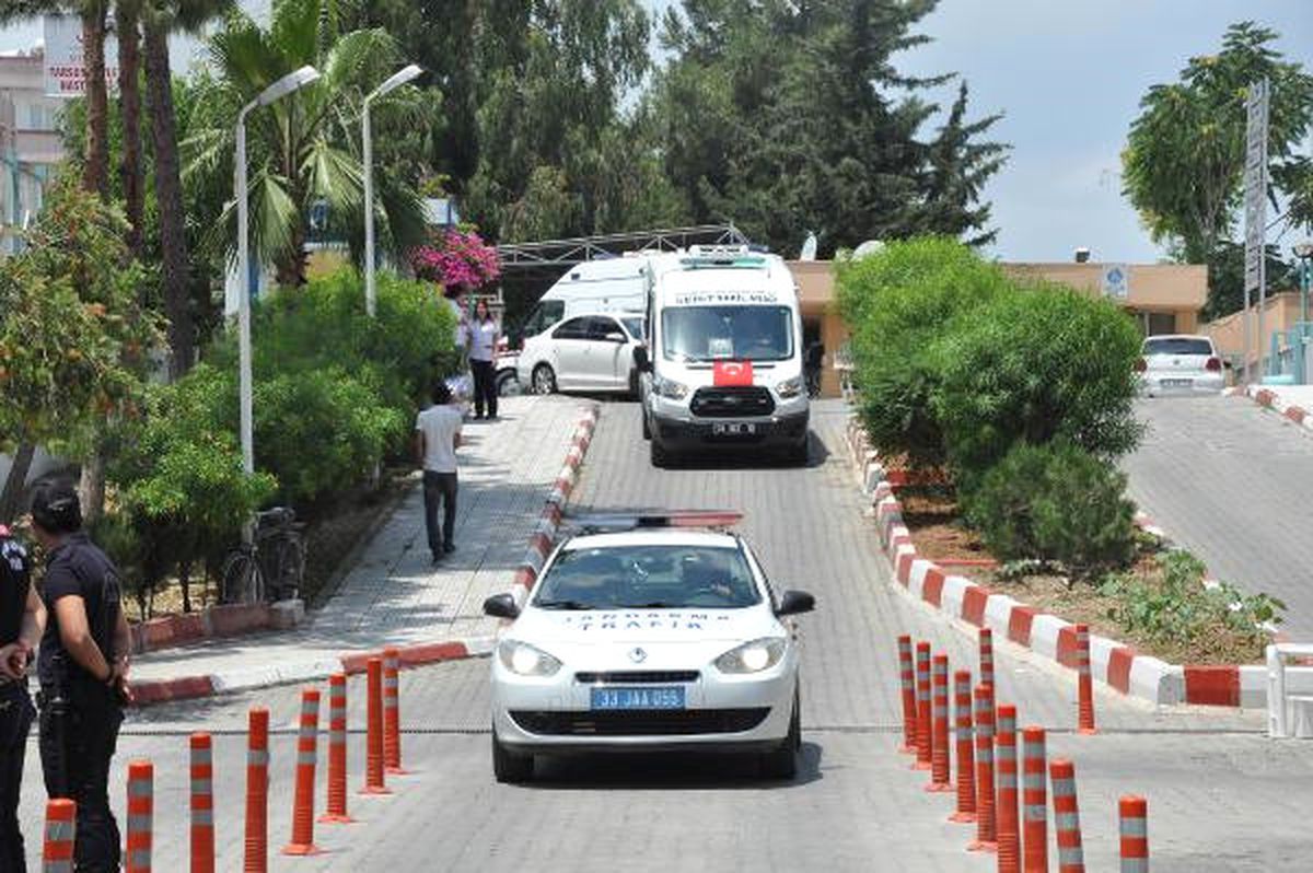 Şehidin Cenazesi Memleketi Tarsus\'ta