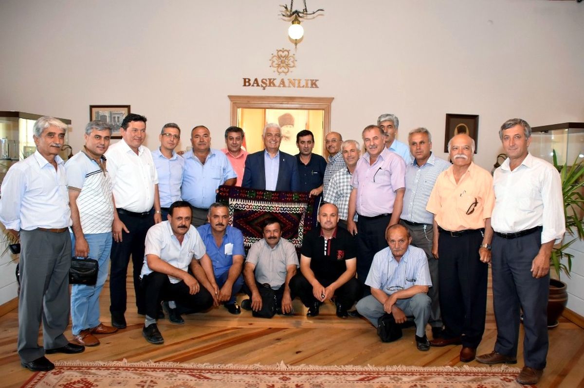Seydikemer Muhtarları\'ndan Büyükşehir\'e Teşekkür Ziyareti