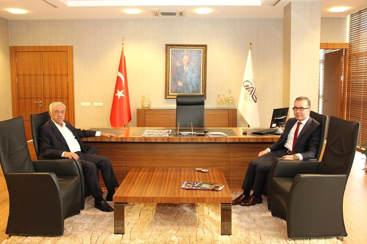 Vergi Dairesi Başkanı Halil Tekin Gaib\'i Ziyaret Etti