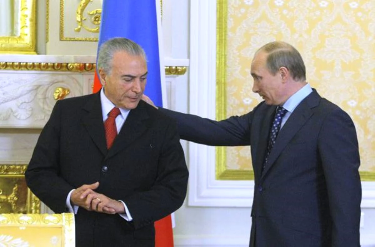 Brezilya Cumhurbaşkanı Temer Moskova\'da