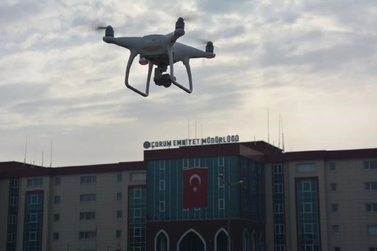 Çorum\'da Trafik Denetimleri \'Drone\' ile Olacak