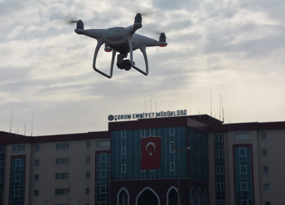 Çorum\'da Trafik Denetimleri Drone ile Yapılacak
