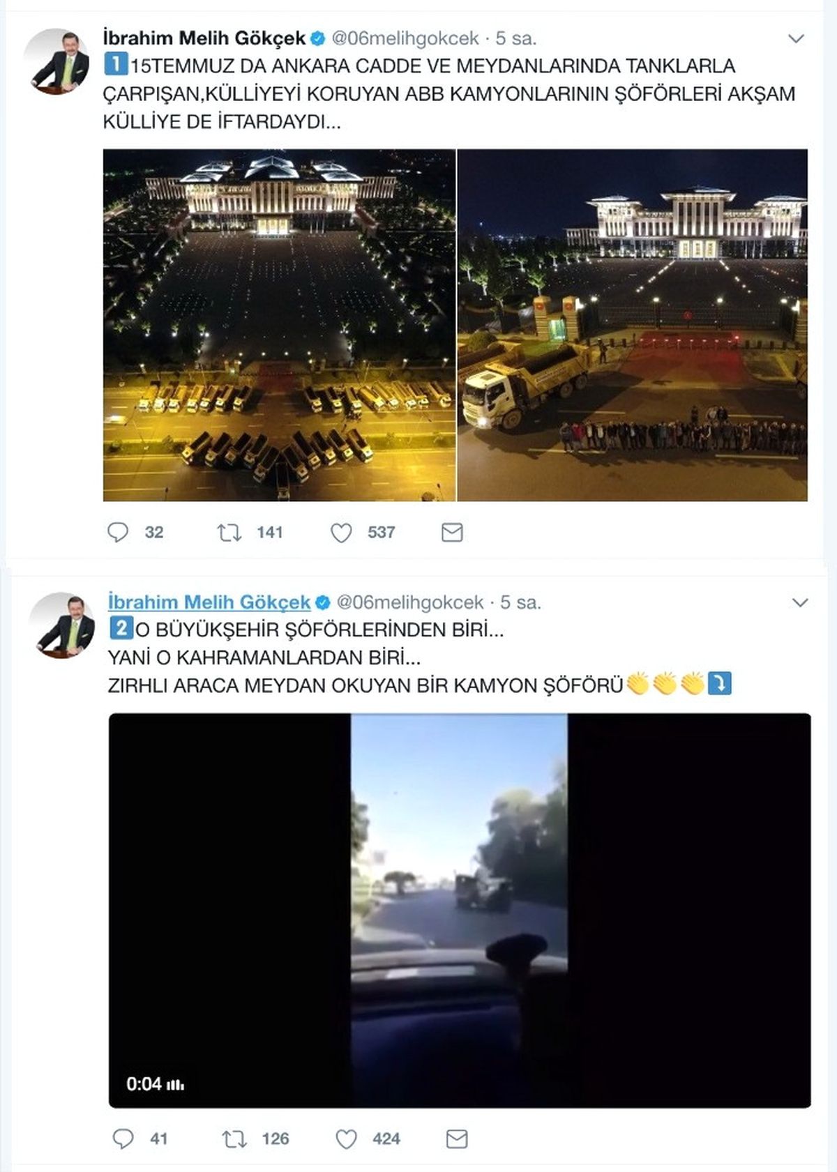 Cumhurbaşkanı Erdoğan, Farklı Meslek Grupları ve Esnafla İftarda Bir Araya Geldi