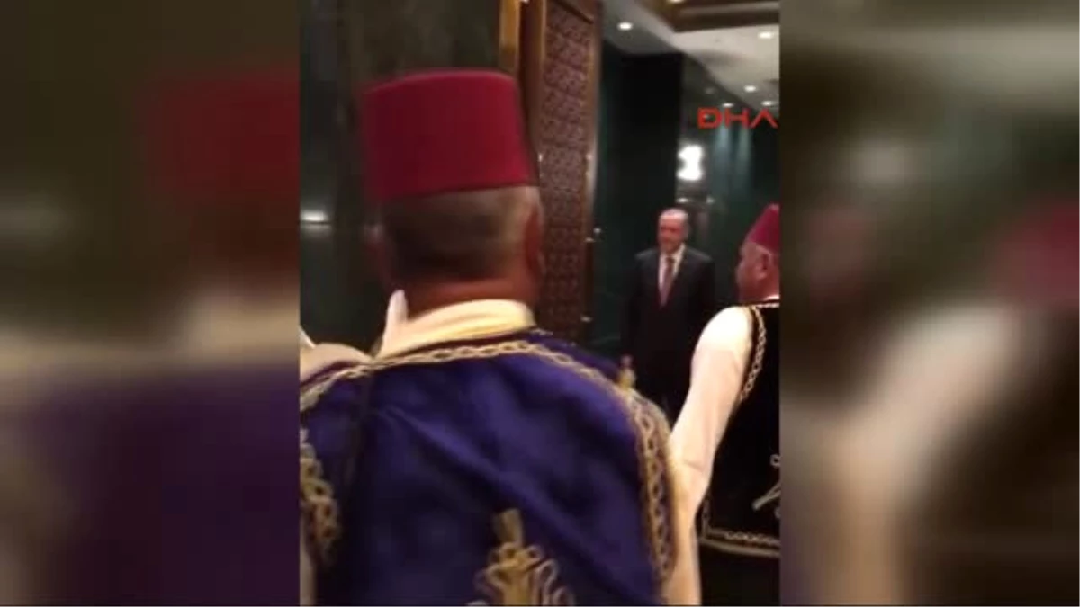Cumhurbaşkanı Erdoğan\'ı Kırşehirli Davulcular Karşıladı