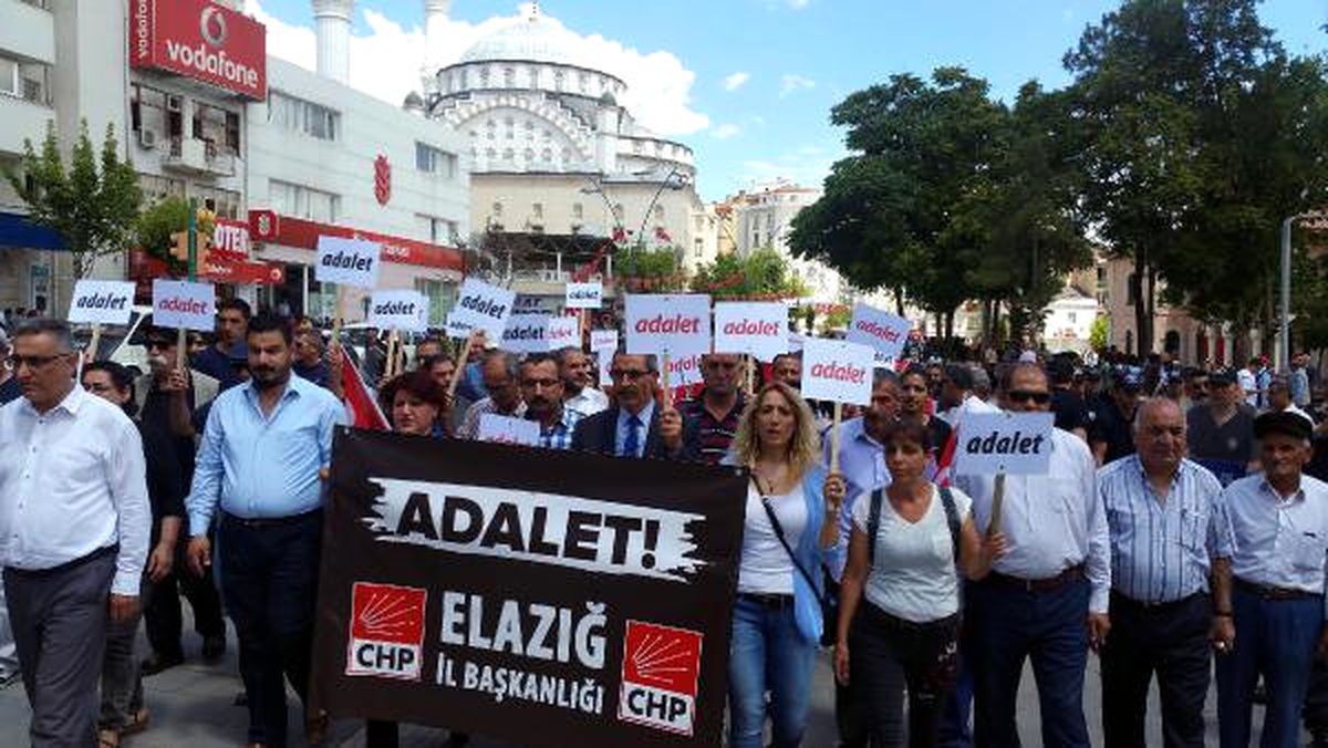 Kılıçdaroğlu\'na Elazığ İl Örgütünden Yürüyüş Desteği
