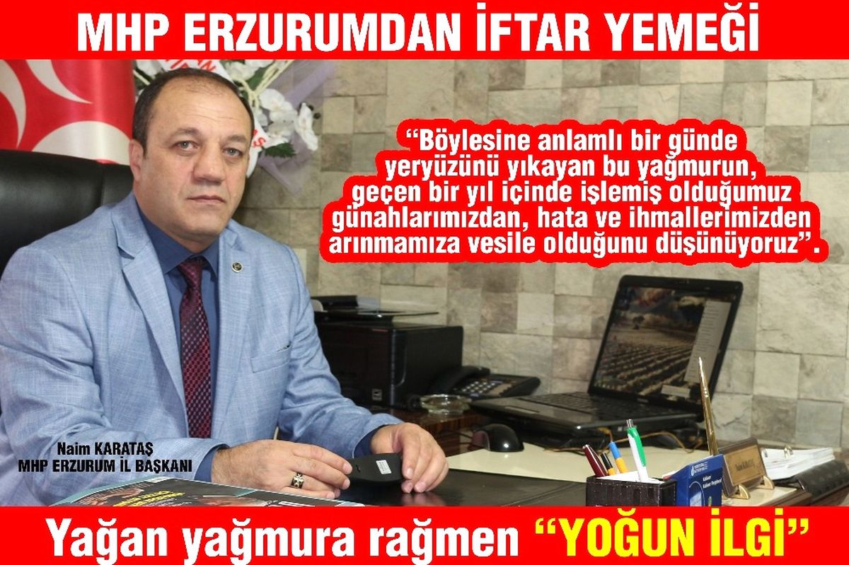 MHP\'liler İftarda Buluştu