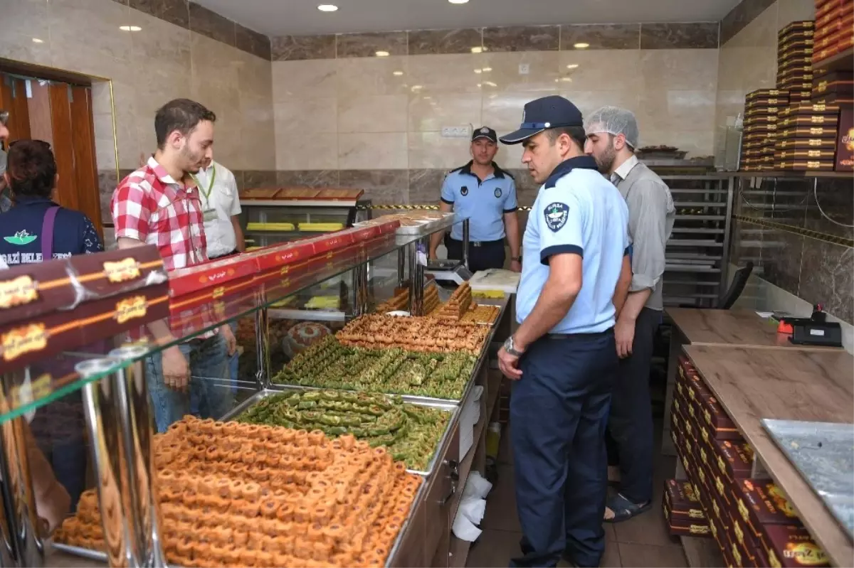 Ramazan Bayramı Öncesi Tatlıcı Denetimi