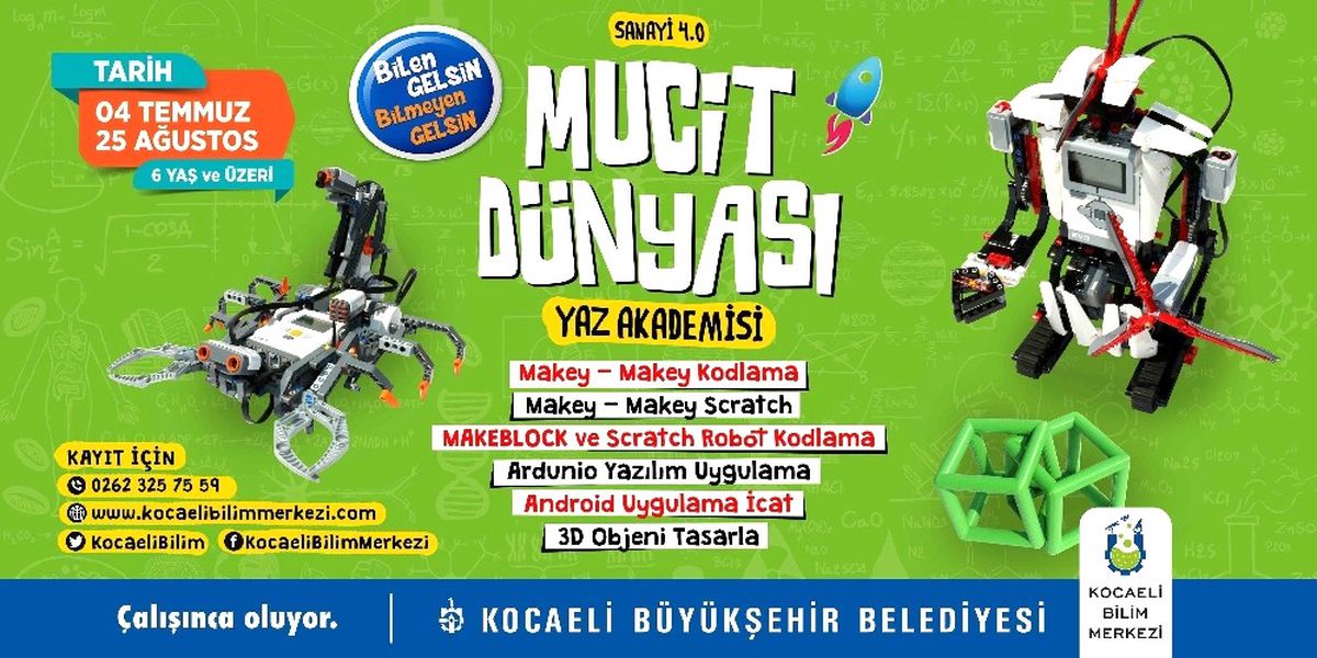 Sanayi 4.0 Mucit Dünyası Yaz Akademisi Başlıyor