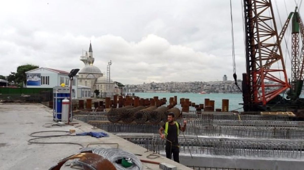 Şemsi Paşa Camisi Önündeki Çalışmanın Durdurulması