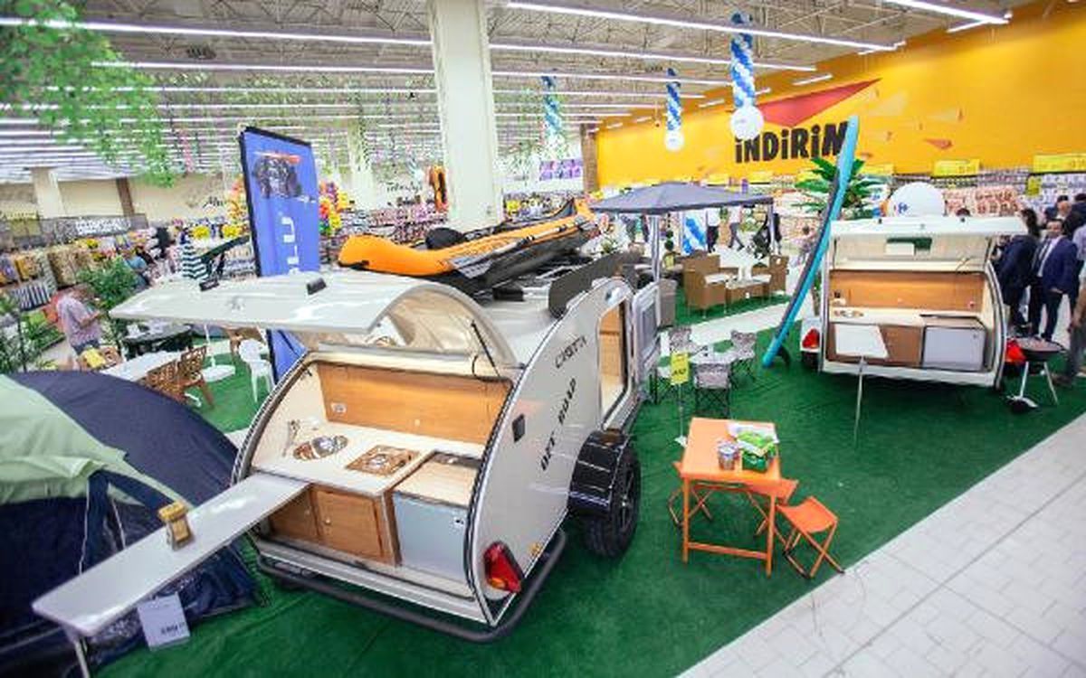 Türkiye\'de İlk Kez Markette Karavan Satıldı