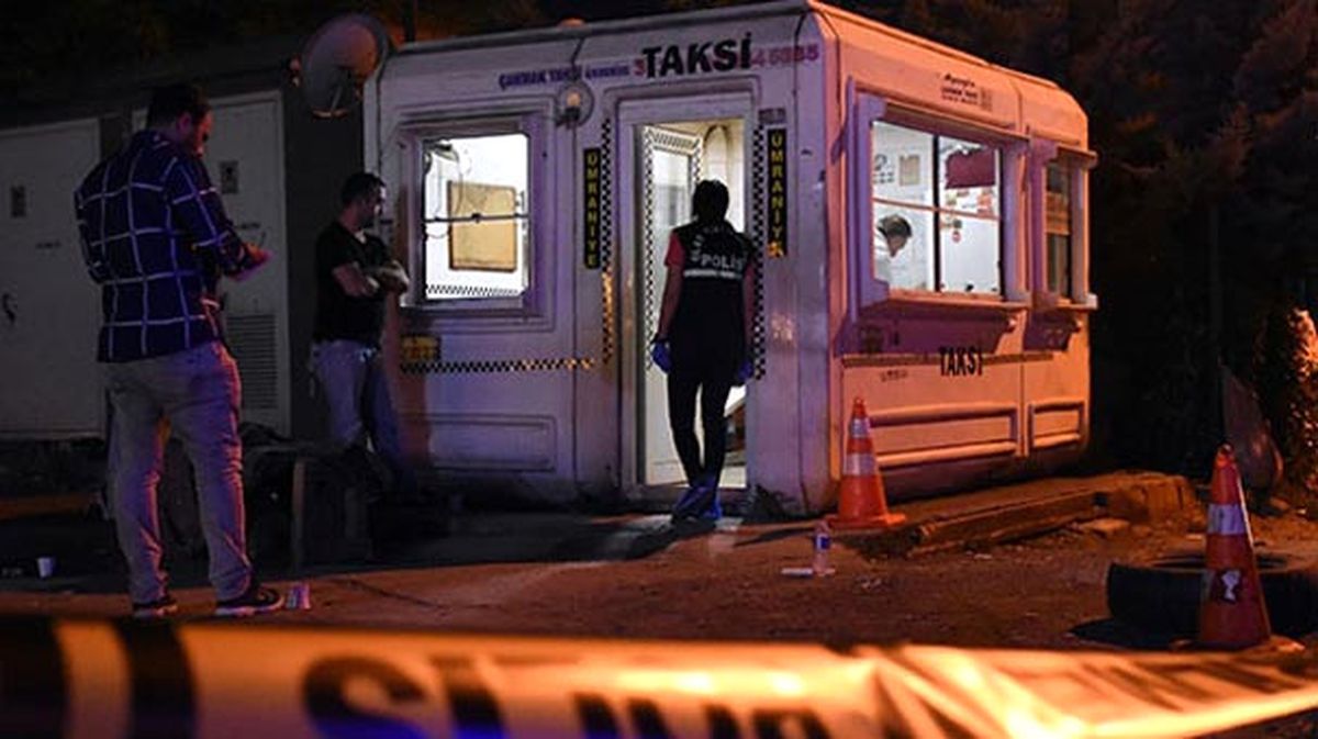 Ümraniye\'deki Taksi Durağına Silahlı Saldırı