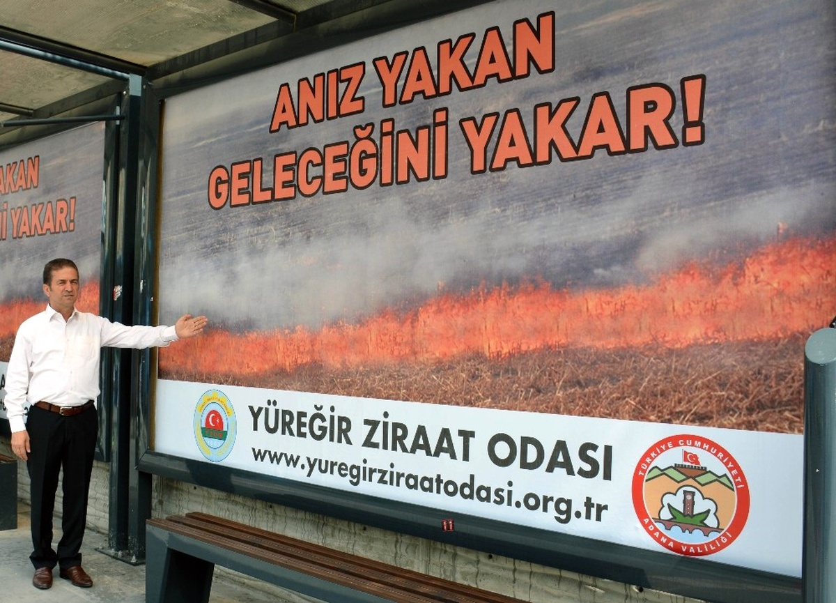 Yüreğir Ziraat Odası\'ndan Anız Uyarısı