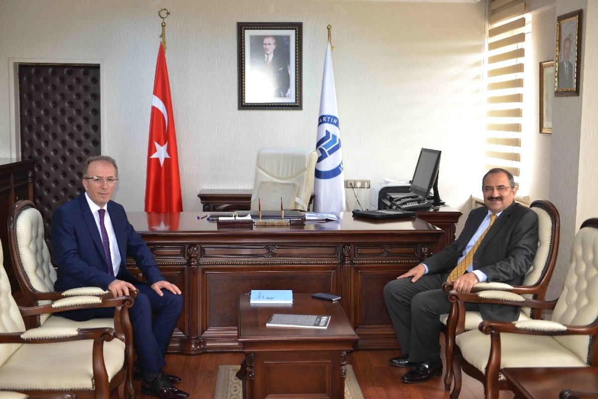 Zonguldak Valisi Kaban, Rektör Uzun\'u Ziyaret Etti