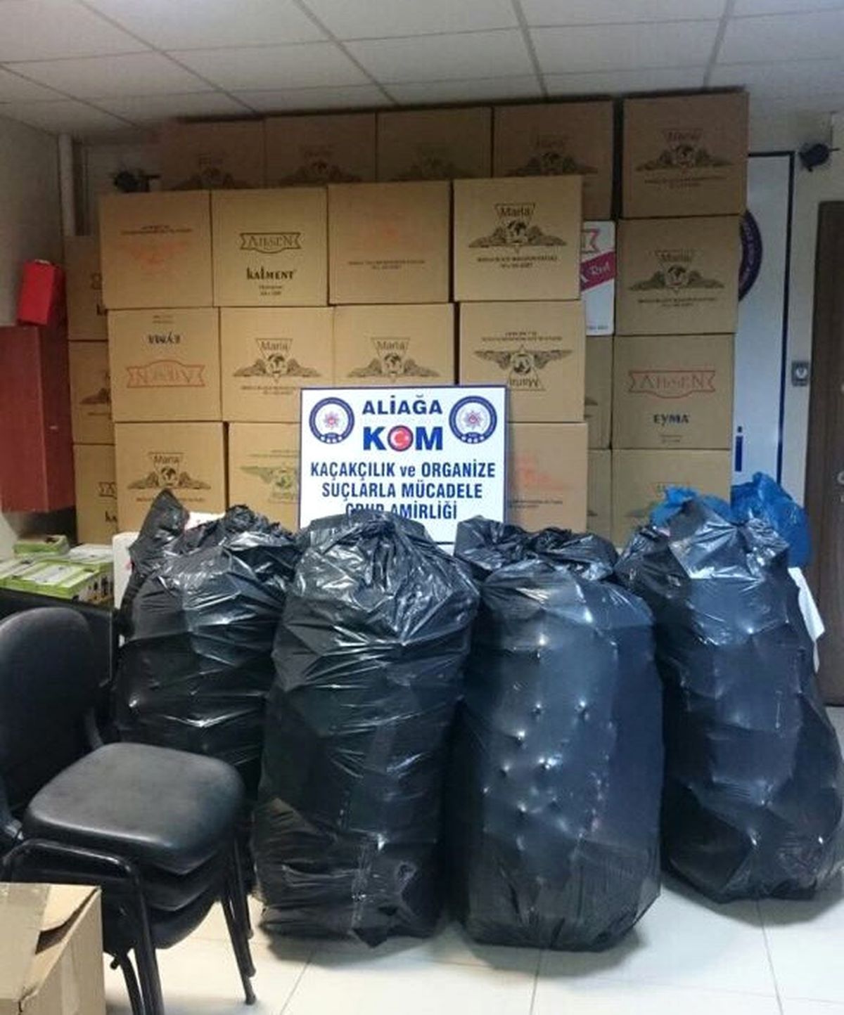 Aliağa\'da "Duman-1" Operasyonu