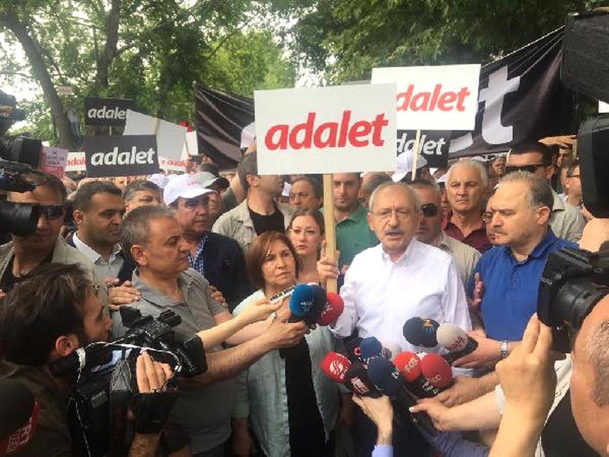 Dha Ankara: CHP\'nin \'Adalet Yürüyüşü\'nde 8\'nci Gün