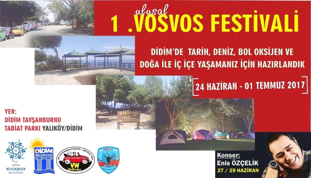 Didim 1. Ulusal Vosvos Festivali 24 Haziran\'da Başlıyor