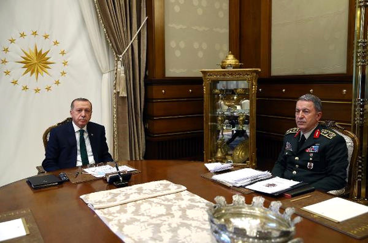 Genel Kurmay Başkanı Hulisi Akar Beştepe\'de