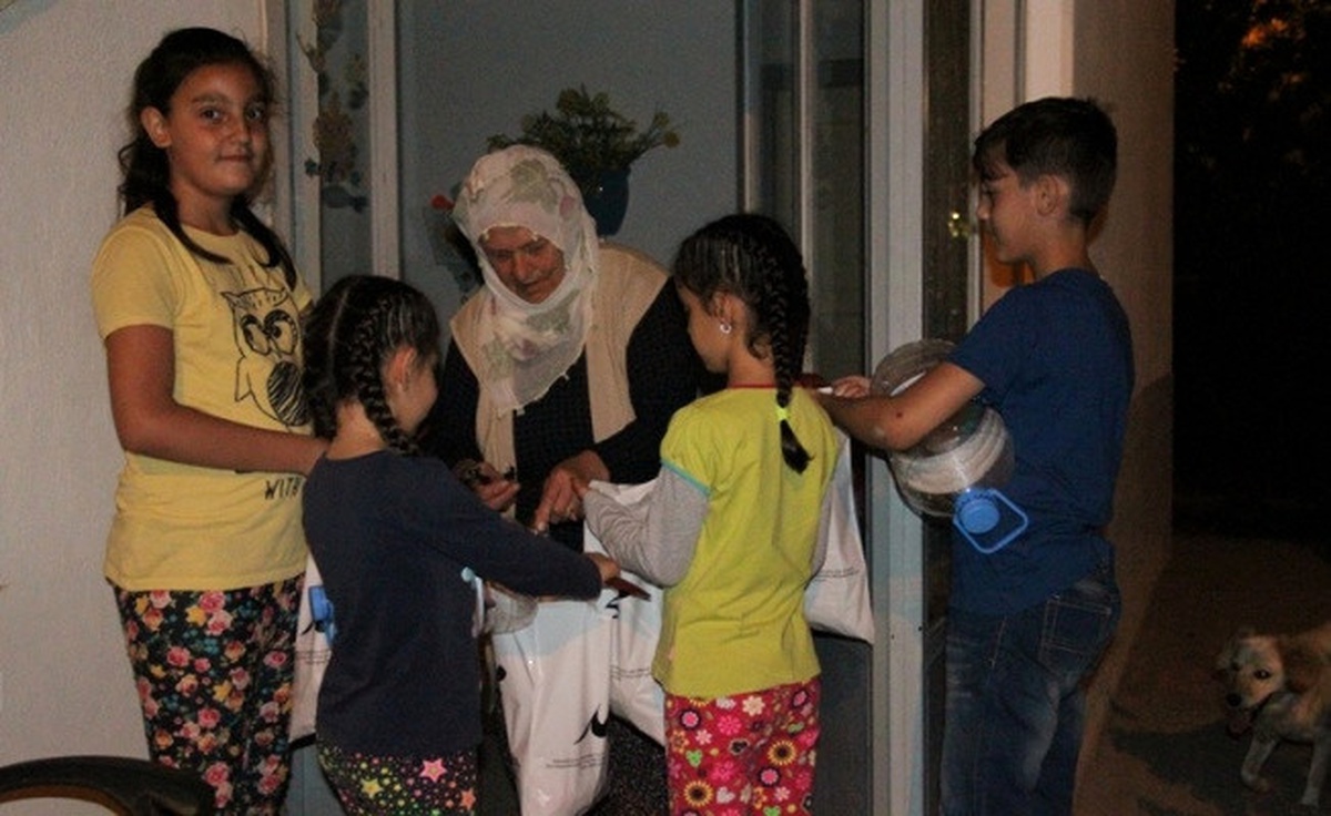 Nevşehir\'de Çocuklar "Goyun Ho" Geleneğini Yaşatıyor