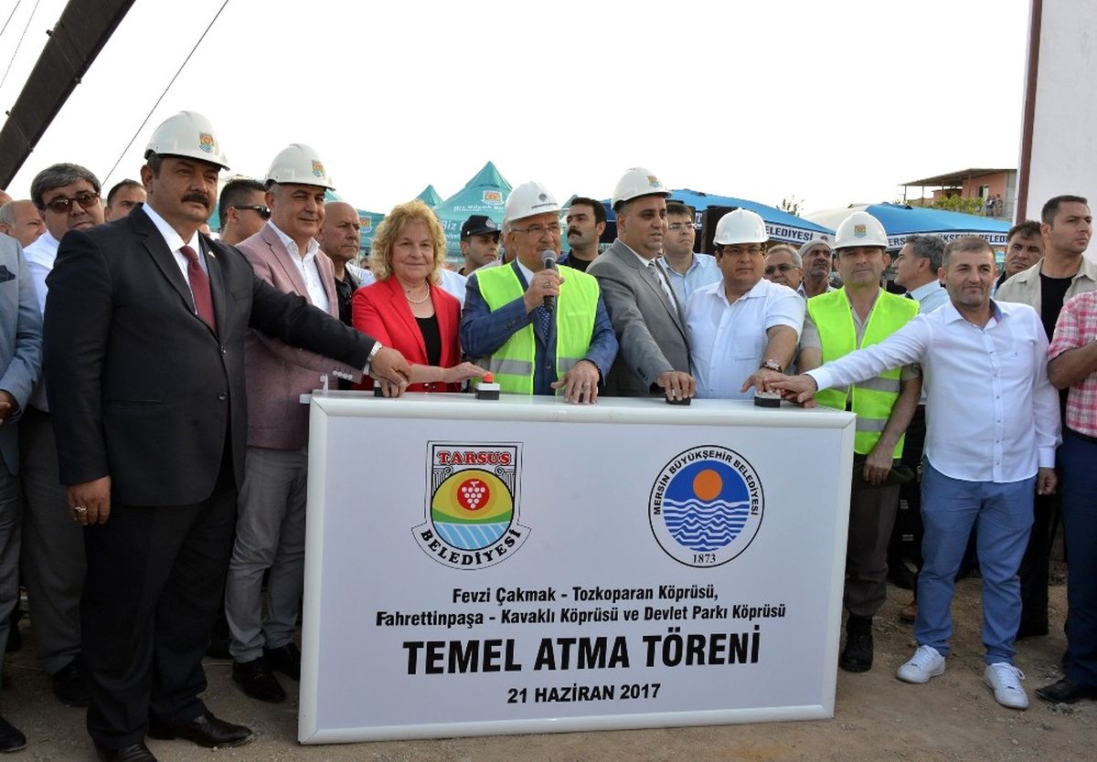 Tarsus\'ta 3 Köprünün Temeli Atıldı