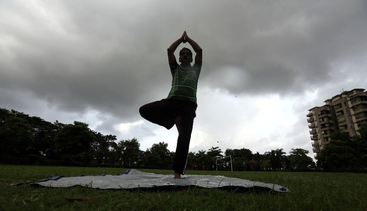 Times Meydanı\'nda Yoga Zamanı
