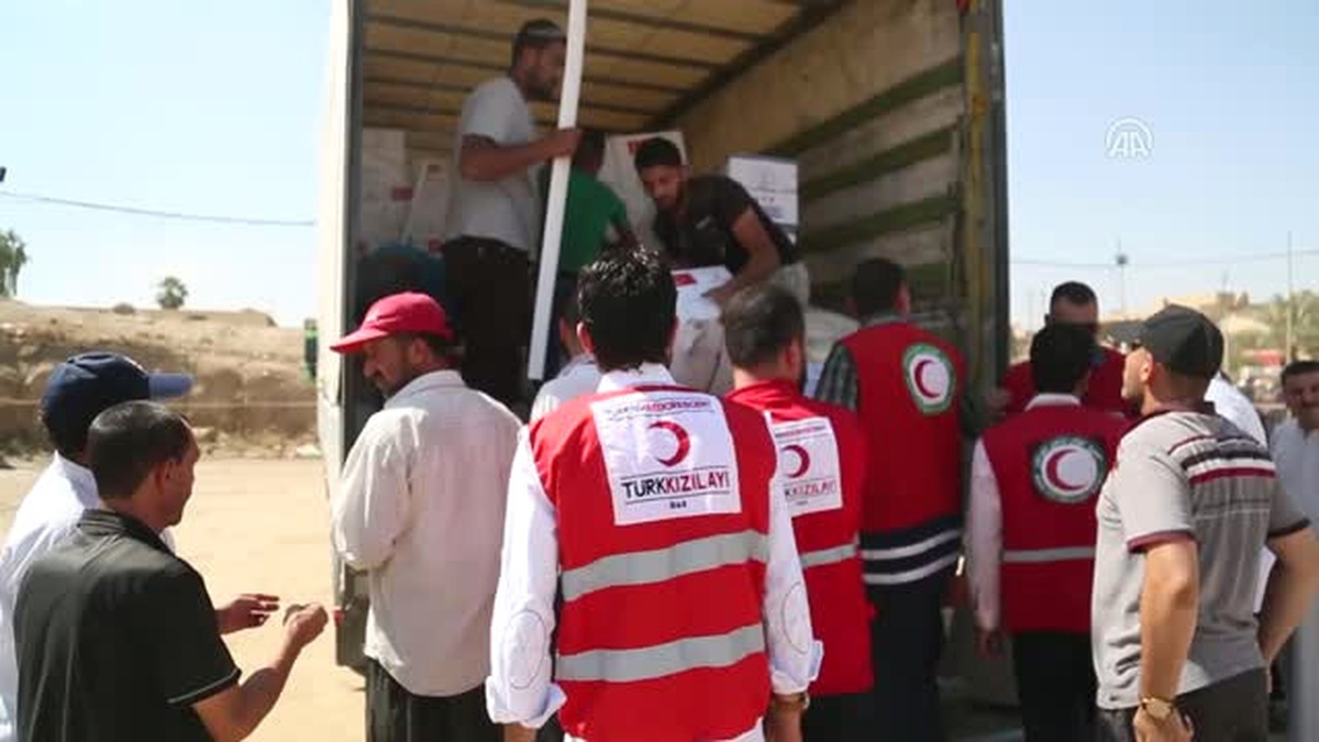 Türk Kızılayının Irak\'taki Yardım Faaliyetleri