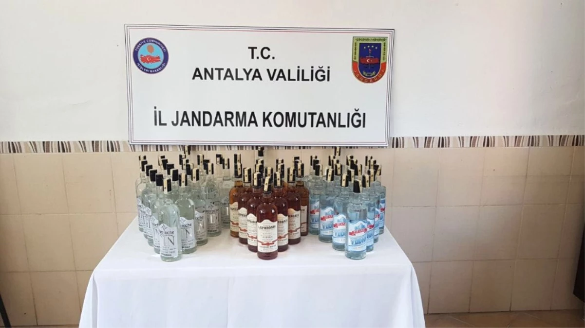 Antalya\'da Kaçak İçki Operasyonu