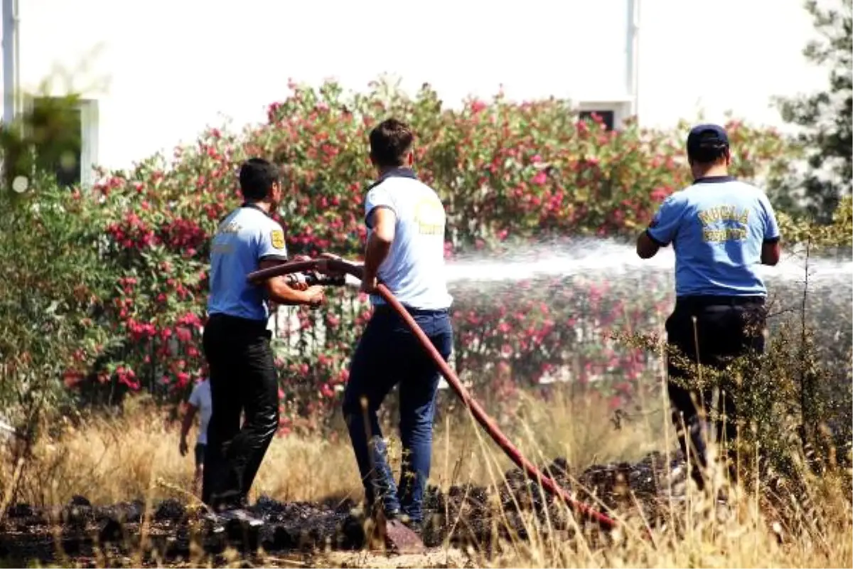 Bodrum\'da Korkutan Yangın