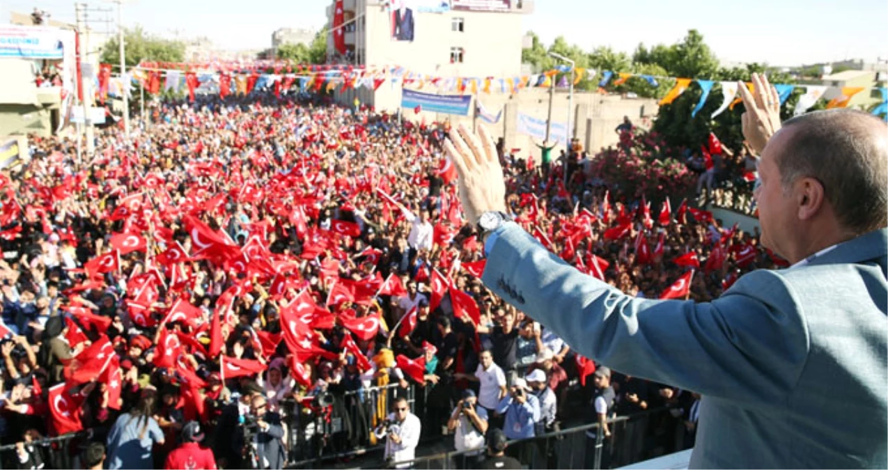 Erdoğan\'dan Şanlıurfa\'da Seçim Mitingi Gibi Konuşma