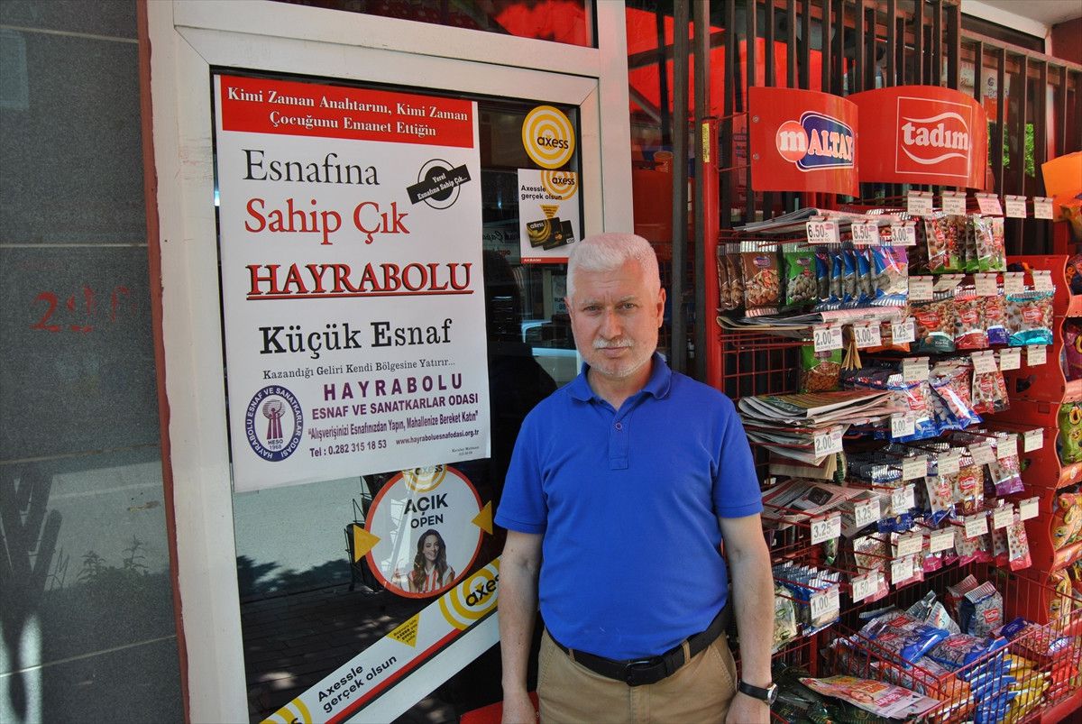 Hayrabolu\'da, Esnafa Destek Kampanyası